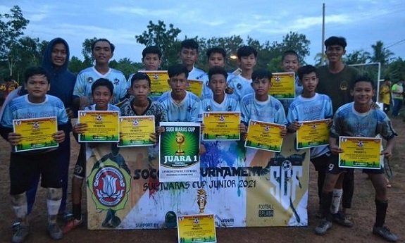 Perisai U-15 dan Megas U-12 Rebut Trofi Sugiwaras Cup 2021