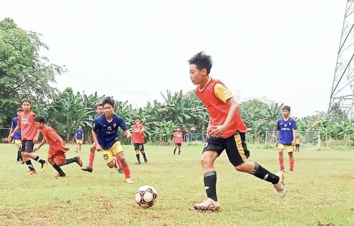 Bermain di Kandang,Bintang Rempas Sanggeni FC U13 Ditahan Imbang Tik Tak FF