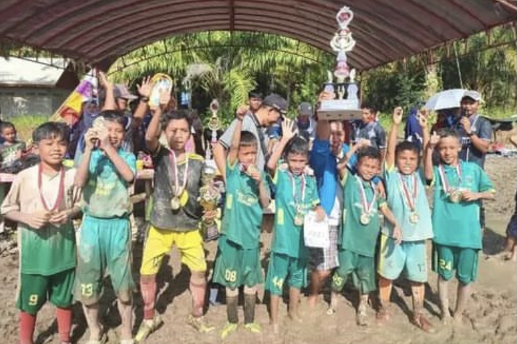 Jaya Mukti Junior FC Segel Gelar Juara Putra Sembilan Cup I 2023