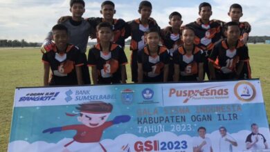 Indralaya Utara Tim Pertama Lolos 8 Besar GSI Ogan Ilir 2023