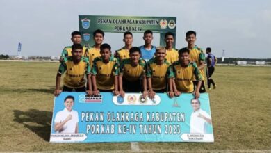 Indralaya U-17 dan Indralaya Utara U-45 Juara Cabor Sepak Bola PORKAB IV Ogan Ilir