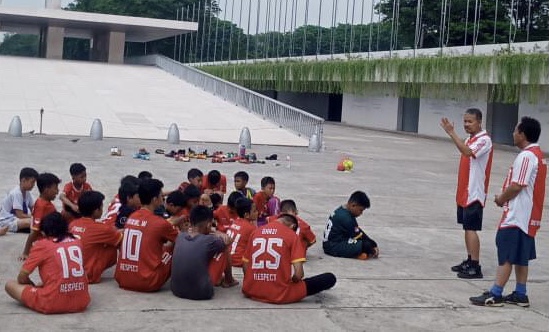Persiapan Tampil di Piala Persija, Anak-anak SSB Bunda Jakarta Genjot Fisik