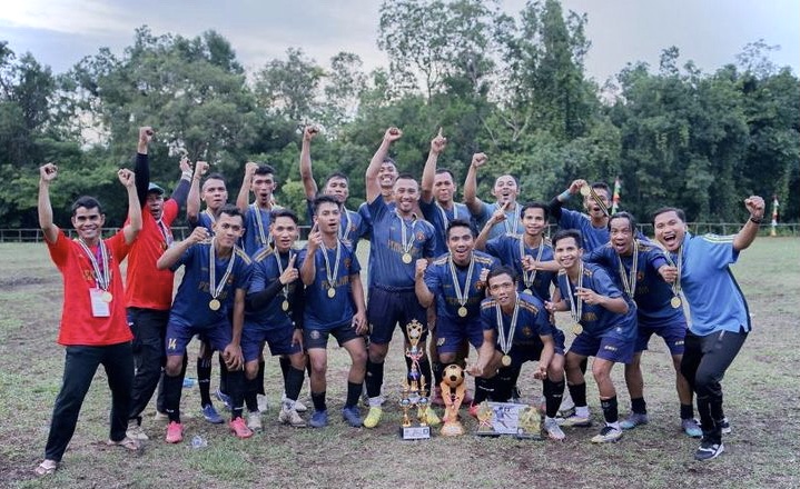 Menang Adu Penalti, Antareja FC Boyong Piala Bergilir Liga Kedaton Timur Cup