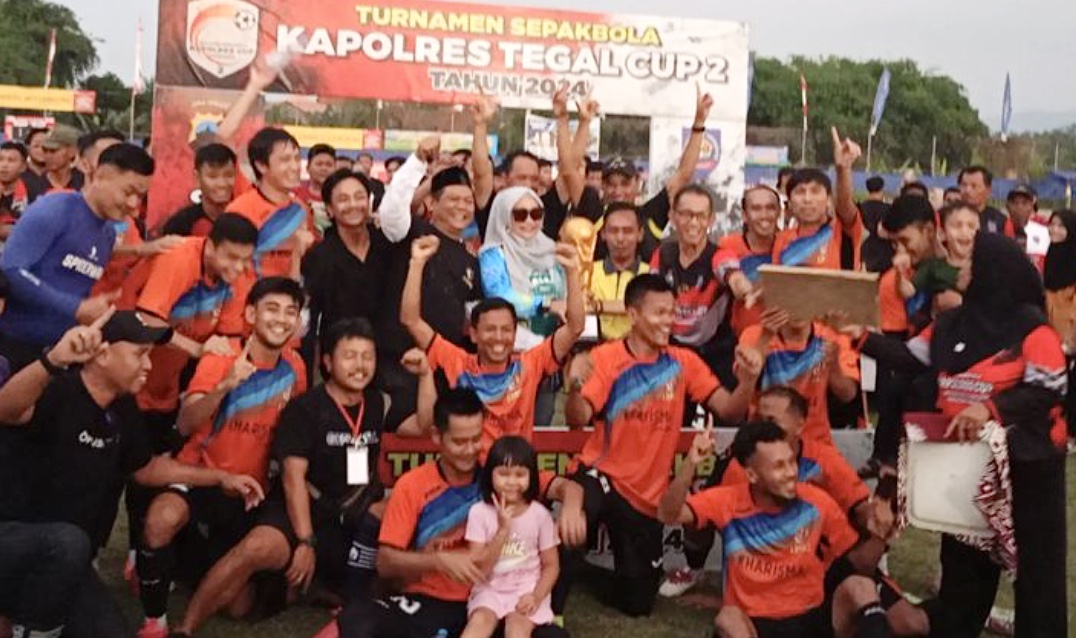 Gagah di Final, Eros-Ghausal FC Amankan Titel Juara Kapolres Tegal Cup 2024