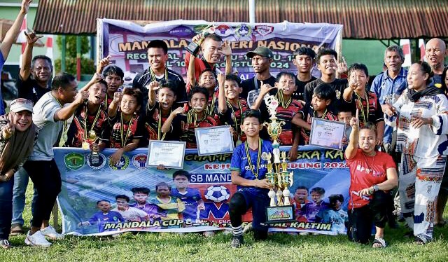 Bontang Putra Utama Boyong Trofi Mandala Cup U-12 Regional Kaltim